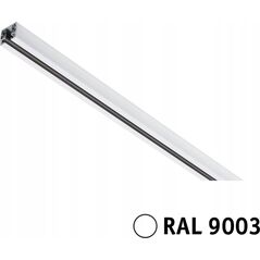 Paulmann Szynoprzewód URail system 1m 230V biały RAL9003 / metal 14104960 4000870956397