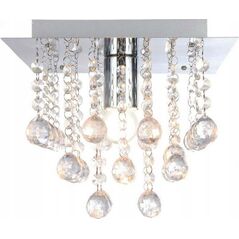 Lampa sufitowa Reality Reality Lancaster Crystal 627801-06 plafon lampa sufitowa 1x60W E27 chrom 14105009 5906737300329