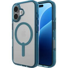 Zagg International ZAGG Santa Cruz Snap - obudowa ochronna do iPhone 16 Plus kompatybilna z MagSafe (retro blue) 14118944 840390318954
