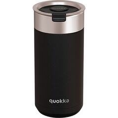 Quokka Quokka Boost Coffee Tumbler - Kubek termiczny ze stali nierdzewnej z zaparzaczem 400 ml (Carbon Black) 14127945 8412497400775