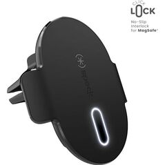 Ładowarka Speck Speck Charging Vent Mount + ClickLock - Uchwyt samochodowy z ładowaniem bezprzewodowym MagSafe (czarny) 14133787 840168540235
