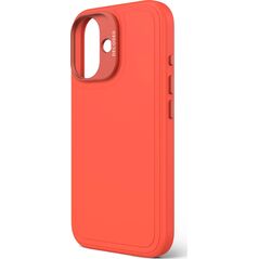 Decoded Decoded AntiMicrobial Silicone Stacks Backcover - silikonowa obudowa ochronna do iPhone 16 kompatybilna z MagSafe (tangerine) 14133909 8721145001494