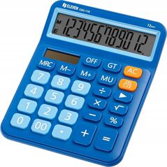 Kalkulator Eleven ELEVEN Kalkulator biurowy w kolorze niebieskim, jasno-niebieskie przyciski numeryczne, CDC110BL 14135984 5904966863660