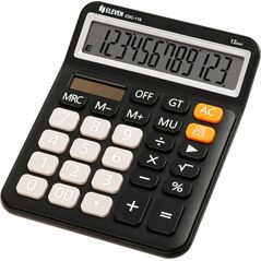 Kalkulator Eleven ELEVEN Kalkulator biurowy w kolorze czarnym, szare przyciski numeryczne, CDC110BK 14135989 5904966863646
