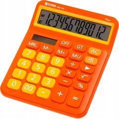 Kalkulator Eleven ELEVEN Kalkulator biurowy w kolorze pomarańczowym, jasno-pomarańczowe przyciski numeryczne, CDC110OR 14135992 5904966863677