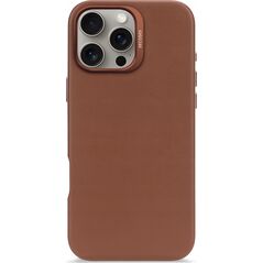 Decoded Decoded Leather Backcover - skórzana obudowa ochronna do iPhone 16 Pro Max kompatybilna z MagSafe (tan) 14137821 8721145001395