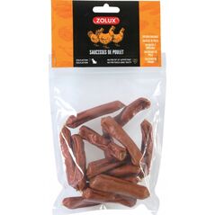 Zolux ZOLUX Przysmak naturalny dla psa Kiełbaski z kurczaka 100 g 14137880 3336024828861