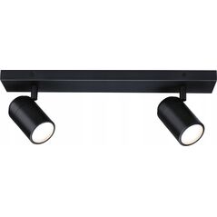 Lampa sufitowa Paulmann Oprawa ścienno sufitowa ZYLI GU10 max. 2x10W IP44 230V czarny matowy / metal 14148862 4000870667750