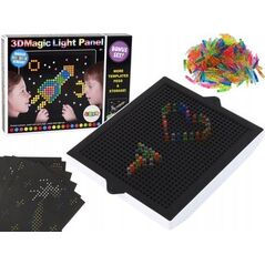 LeanToys Magiczna Tablica Układanka 3D 276 Elementów Podświetlana 14150951 5905991002697