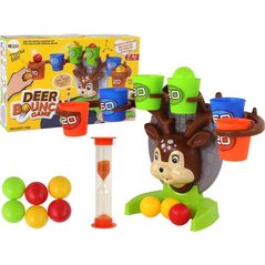 LeanToys Gra Zręcznościowa Rzucanie Piłeczką Do Celu Jelonek 14167547 5905991001966