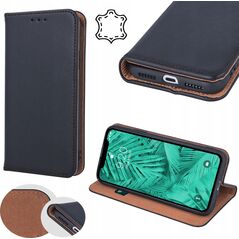 OEM Kabura SMART PRO Book skórzana do IPHONE 16 Plus czarny 14167826 5903396308895