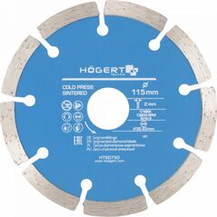 Högert Technik HOGERT TARCZA DIAMENTOWA 115x22,2/SEG. 14177353 5902801319990