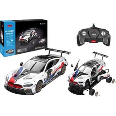 Rastar Klocki Konstrukcyjne Auto Rastar RC 1:18 BMW M8 GTE Białe 66 Elementów 14187696 5905991028628
