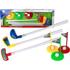 LeanToys Zestaw Do Gry W Mini Golfa Dla Dzieci Kijki 12 El. LEAN Toys 14202234 5905515358088