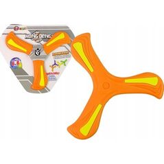 LeanToys Bumerang Latający Dysk Do Rzucania Pomarańczowy Dla Dzieci LEAN TOYS 14206582 5905323217324