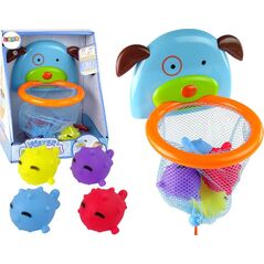 LeanToys Zabawka Do Kąpieli Mini Koszykówka Kosz Piesek Gumowe Rybki 14214746 5905323214774