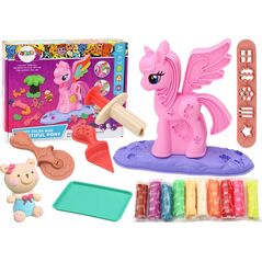 LeanToys Ciastolina Jednorożec DIY Masa Plastyczna Zestaw Akcesoria 14214905 5905991004042
