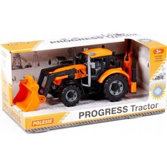 Polesie TRAKTOR KOPARKOLADOWAR 31X15X15 PROGRES POM WAD8 14222725 4810344091789