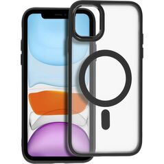 OEM Futerał MATTE MAG COVER kompatybilny z MagSafe do IPHONE 11 czarny 14242794 5903396219979