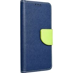OEM Kabura FANCY Book do IPHONE 16 Plus granatowo limonkowy 14243392 5903396314735