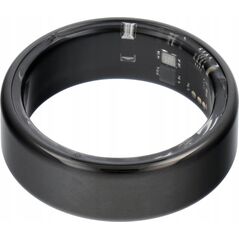 Smartwatch OEM Smart Ring R11M- inteligentny pierścień ze stali ze stacją ładującą rozmiar 7 (17,3mm) czarny 14243627 5903396322822