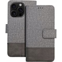 OEM Kabura GOMMA Book do IPHONE 16 szary 14243732 5903396327421