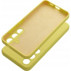 OEM Futerał SILICONE 2mm do SAMSUNG S24 FE żółty 14243733 5903396326912