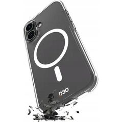Puro Etui silikonowe Puro Impact Clear D3O MagSafe do iPhone 16 - przezroczyste 14244290 8018417485053