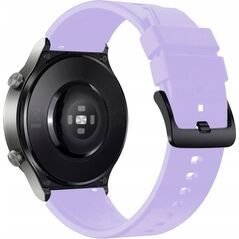 Pasek silikonowy do Huawei Watch GT 2/3/4/2 Pro/3 Pro/4 Pro/GT 2e 46mm - fioletowy 14251997 5907769361098