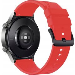 Pasek silikonowy do Huawei Watch GT 2/3/4/2 Pro/3 Pro/4 Pro/GT 2e 46mm - czerwony 14251999 5907769361104