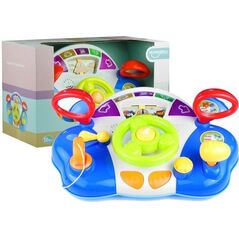 LeanToys Interaktywna Kierownica Dla Dziecka Panel Dźwięki LEAN Toys 14252589 5905884456897