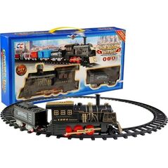 LeanToys Kolejka Classic Lokomotywa + Wagon Tory 14254654 5908275997689