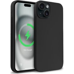 Crong Crong Color Cover Magnetic - Etui iPhone 15 Plus MagSafe (czarny) 14265867 5904310704458
