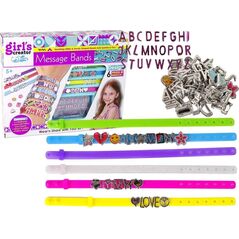LeanToys Zestaw Biżuterii Bransoletek Literki DIY 14266211 5905323212848