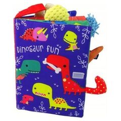 LeanToys Książeczka Miękka Dinozaury Kolorowa 14266295 5905679071144