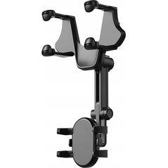 Hurtel Uchwyt na telefon do samochodu na lusterko wsteczne - czarny 14295391 5907769361258