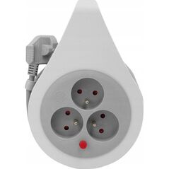 Plastrol Przedłużacz zwijany 10m 3x1mm2 16A z bezpiecznikiem termicznym 14394648 5902273426479
