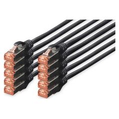 Digitus Patchcord CAT 6 S/FTP, 0.25m, 10 sztuk (DK-1644-0025-BL-10)