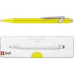Caran d`Arche Długopis CARAN D'ACHE 849 Pop Line Fluo, M, w pudełku, żółty