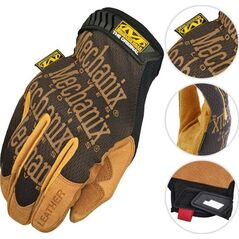 Mechanix Wear Mechanix Wear Rękawice Original Leather Czarne-Coyote M 7507012 781513631485