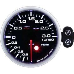 DRacing ZEGAR DEPO PK 52mm - TURBO ELECTRIC -1 do 3 BAR