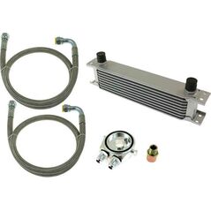 D1Spec_D Chłodnica Oleju TurboWorks 13-rzędowa 260x100x50 AN10 Silver