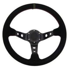 MTuning Kierownica Pro 350mm offset:80mm Zamsz Black