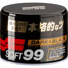 Soft99 Dark & Black Soft99 Wax, twardy wosk samochodowy, 300 g