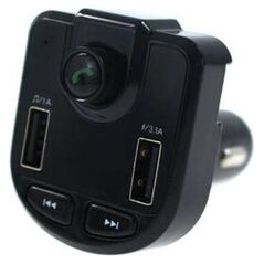 Transmiter FM MTuning_F Transmiter FM Bluetooth 12-24V 2xUSB 3.1A Woltomierz