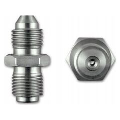 HEL ADAPTER MĘSKO-MĘSKI ZE ZWĘŻKĄ - 7/16" X 20 UNF (-4 JIC) TO 7/16" X 24 GARRETT GT SERIES TURBO