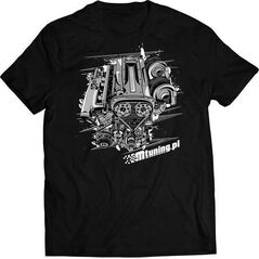 MTuning Koszulka T-Shirt MTuning Czarna Engine RB25 XL