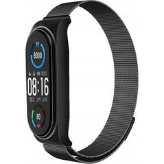 OEM Pasek metalowy METAL do XIAOMI Mi Band 7 czarny (01)