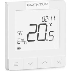 Salus Salus bezprzewodowy, natynkowy regulator temperatury WQ610RF Quantum z OpenTherm, tygodniowy, akumulatorowy 14100237 5060103697663