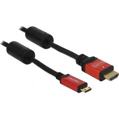 Kabel Delock HDMI Mini - HDMI 5m czerwony (84338)